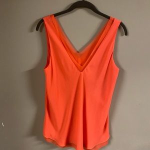 Double sheer layered flowy at bottom tank